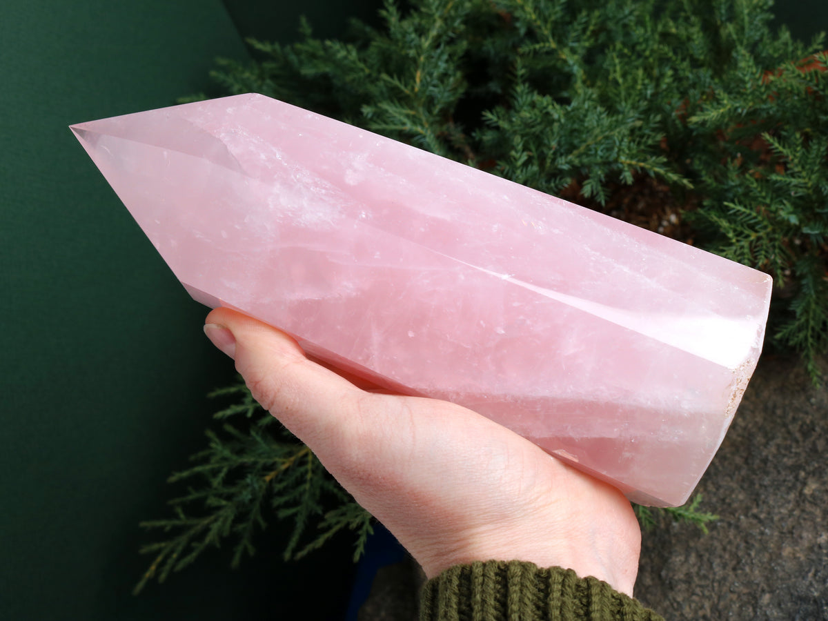 XL Rose Quartz Tower – One Urban Tribe