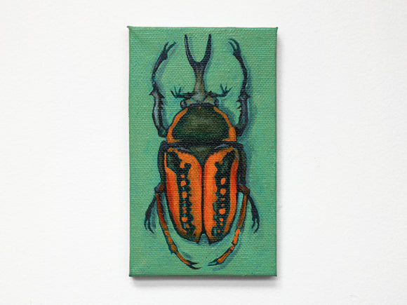 Beetle Painting (original) 