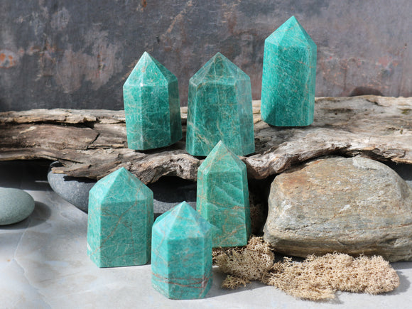 Amazonite Crystal Points