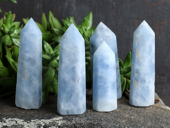 Blue Calcite Point