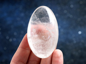 Clear Quartz Palm Stone