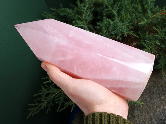 XL Rose Quartz Tower