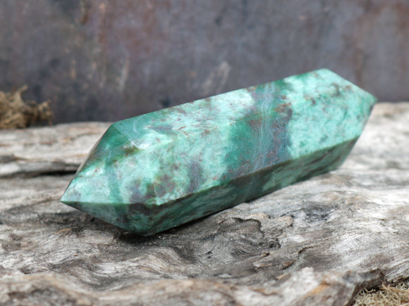 Malachite Double Terminated Crystal Points