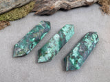 Malachite Double Terminated Crystal Points