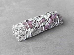 White Sage & Lavender Smudge Stick