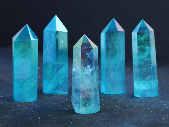 Aqua Aura Quartz Point Tower