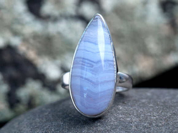 Blue Lace Agate Ring