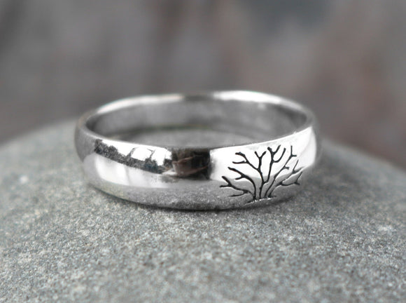 Tree Band Ring (5 - 9)