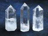 Clear Quartz Polished Crystal Point Tower