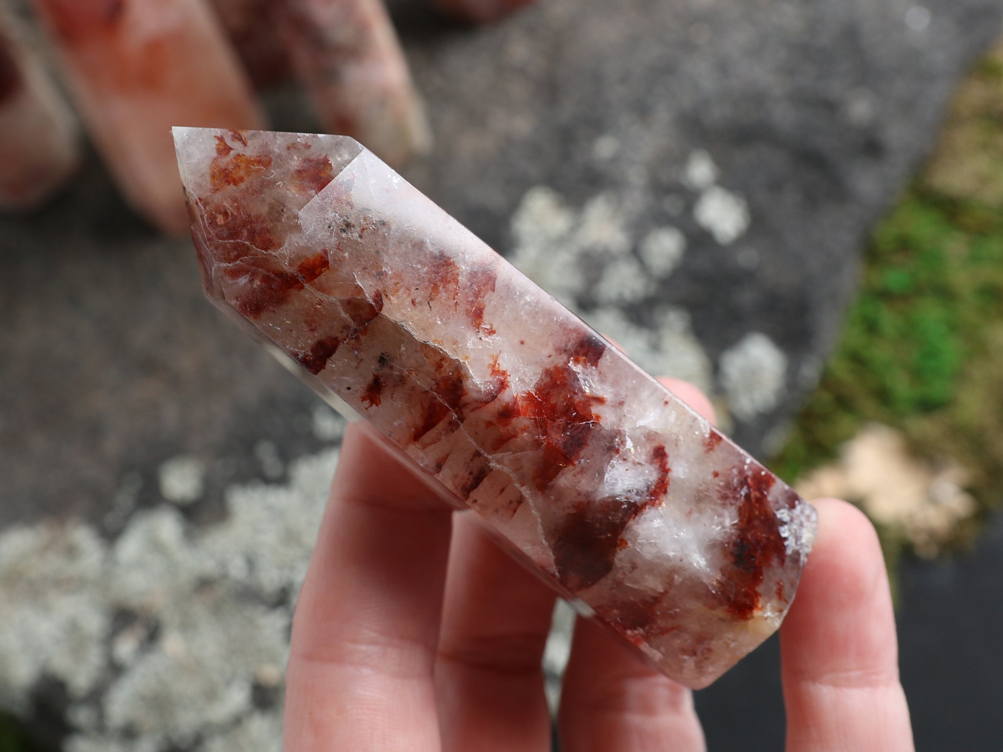 Raw Red Hematoid Quartz