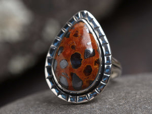 Chert Breccia "Ladybug" Ring
