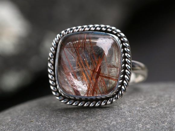 Bronze Rutile Ring